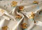 Preview: Little Explorer Hilco Sweatstoff angeraut in beige mit Bärenfiguren auf Entdeckungsreise